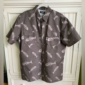 Light weight, outdoor button down shirt.